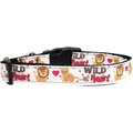 Mirage Pet Products Wild at Heart Nylon Dog CollarSmall 125-106 SM